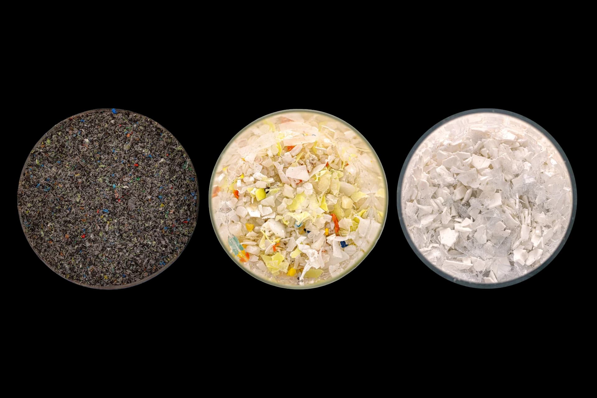 Composición de material reciclado para placa de protección